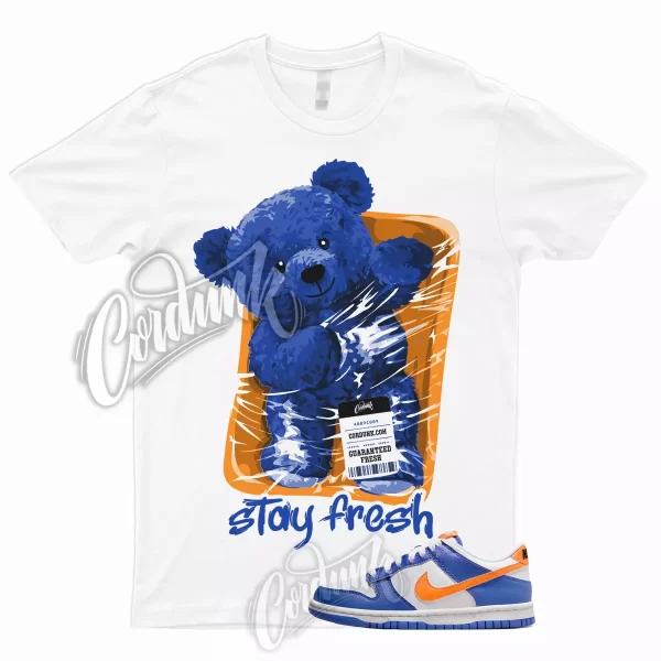 Dunk Low Blue Joy Bright Mandarin White Black Shirt Game Royal Match 1 STAY Jezsport.com