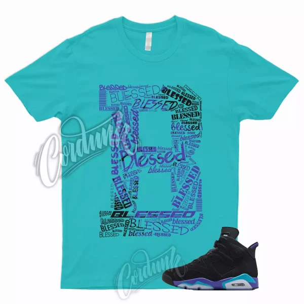 6 Aquatone Bright Concord Shirt Match Grape Rings 5 8 Purple Teal Aqua 1 BLESSED Jezsport.com