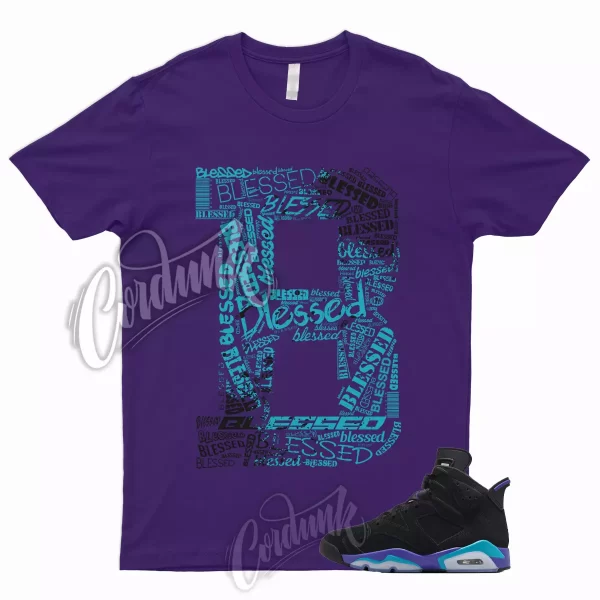 6 Aquatone Bright Concord Shirt Match Grape Rings 5 8 Purple Teal Aqua 1 BLESSED Jezsport.com