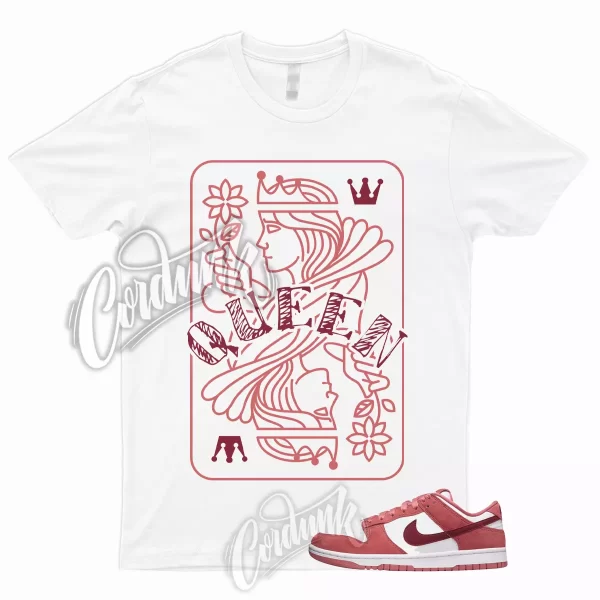 QUEEN T Shirt for Dunk Valentines Day Low WMNS Team Red Adobe Air Dragon Force 1 Jezsport.com