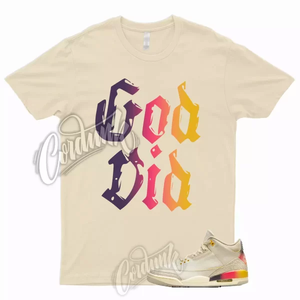 GDID T Shirt to Match J 3 Medellín Sunset Medellin Balvin Multicolor Sail 1 Jezsport.com