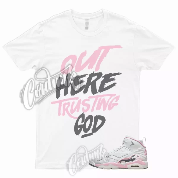 TG T Shirt to Match MVP Shy Pink Medium Soft White Cool Grey Dunk Low Toe 1 Jezsport.com