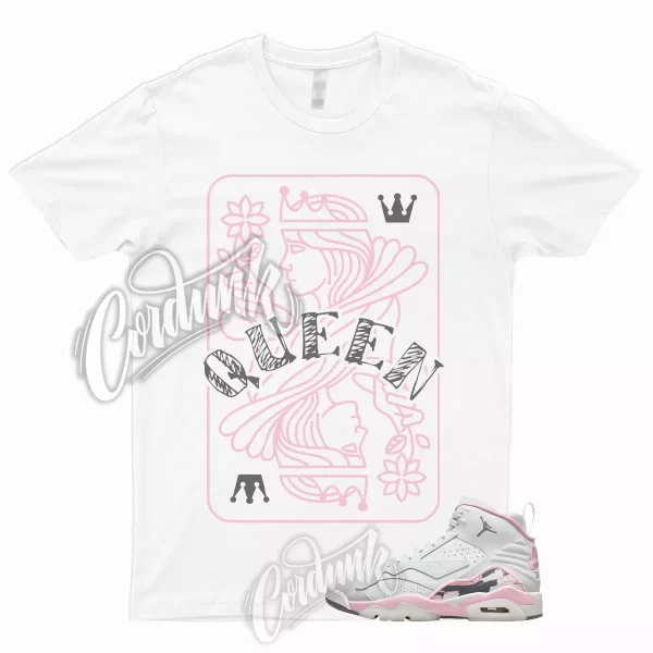 QUEEN T Shirt to Match MVP Shy Pink Medium Soft White Cool Grey Dunk Low Toe 1 Jezsport.com