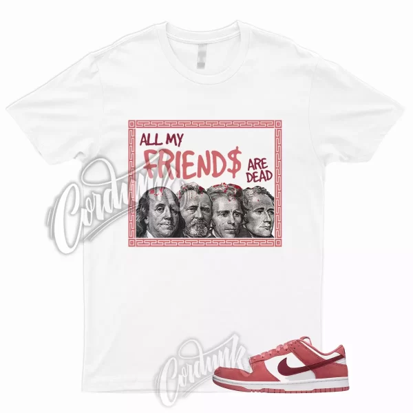 PREZ T Shirt for Dunk Valentines Day Low WMNS Team Red Adobe Air Dragon Force 1 Jezsport.com