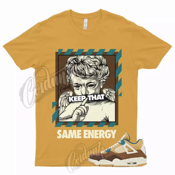 ENERGY T Shirt for 4 Retro Cacao Wow Ale Brown Twine Geode Teal Mid SE 1 Low Jezsport.com