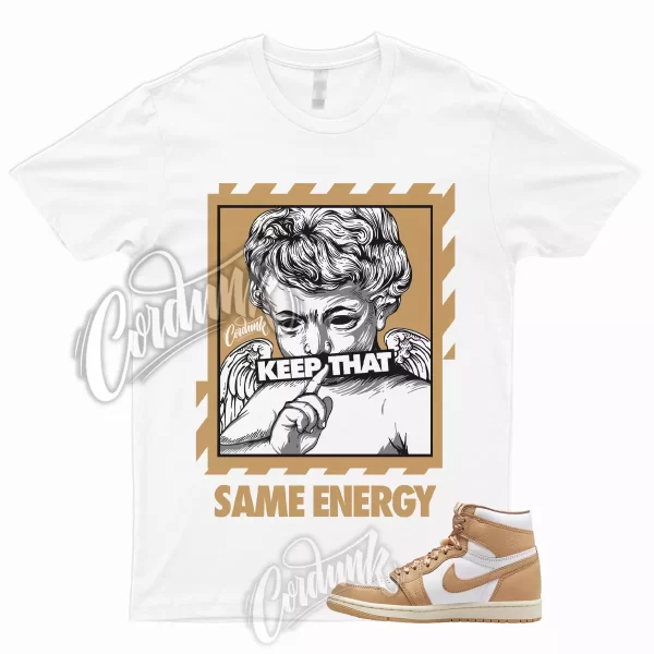 ENERGY T Shirt to Match 1 High OG Praline Sail WMNS White Low Mid Dunk Jezsport.com