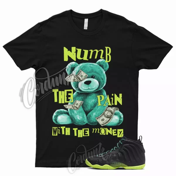 NUMB T Shirt to Match Little Posite One Black Volt Clear Jade Metallic Silver 1 Jezsport.com