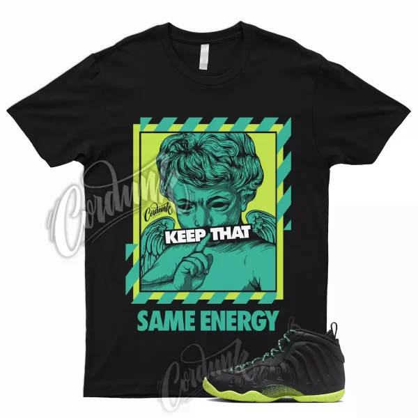 ENERGY Shirt to Match Little Posite One Black Volt Clear Jade Metallic Silver 1 Jezsport.com