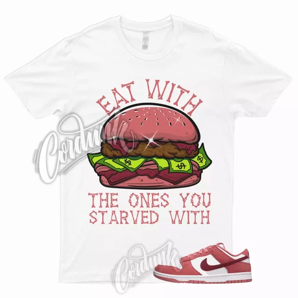 EAT T Shirt for Dunk Valentines Day Low WMNS Team Red Adobe Air Dragon Force 1 Jezsport.com