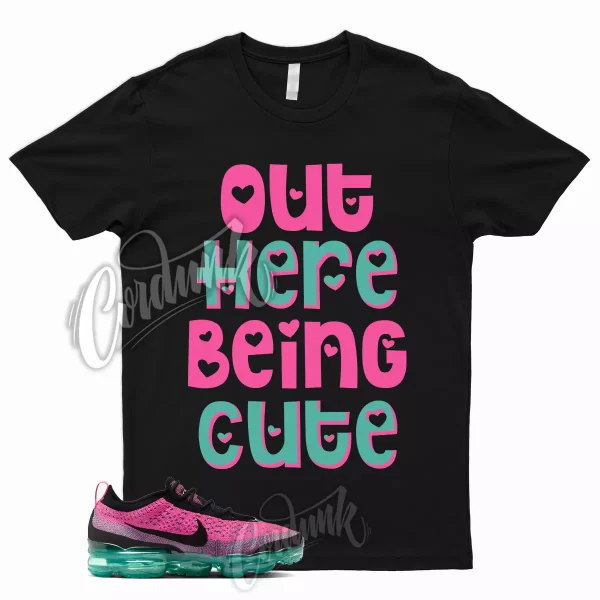 CUTE T Shirt to Match VaporMax 2023 Flyknit Clear Jade Pink Blast South Beach 1 Jezsport.com