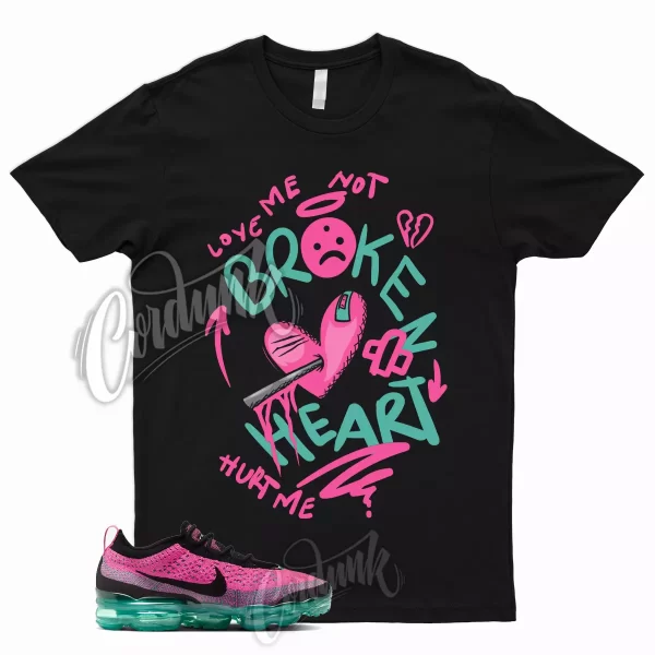 BROKEN Shirt to Match VaporMax 2023 Flyknit Clear Jade Pink Blast South Beach 1 Jezsport.com