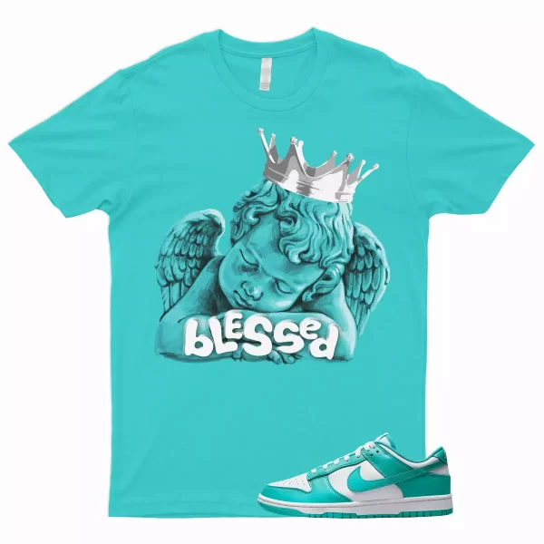 CB T Shirt to Match Dunk Low Clear Jade Air Max 1 SC Force Cosmic Unity Aqua Jezsport.com