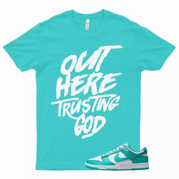 TG T Shirt to Match Dunk Low Clear Jade Air Max 1 SC Force Cosmic Unity Aqua Jezsport.com