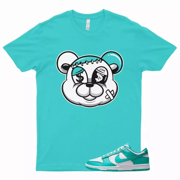 STITCH T Shirt to Match Dunk Low Clear Jade Air Max 1 SC Force Cosmic Unity Aqua Jezsport.com