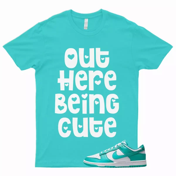 CUTE T Shirt to Match Dunk Low Clear Jade Air Max 1 SC Force Cosmic Unity Aqua Jezsport.com