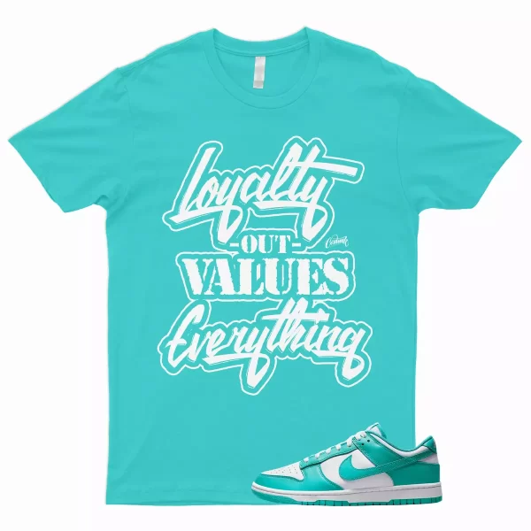 LYLTY T Shirt to Match Dunk Low Clear Jade Air Max 1 SC Force Cosmic Unity Aqua Jezsport.com