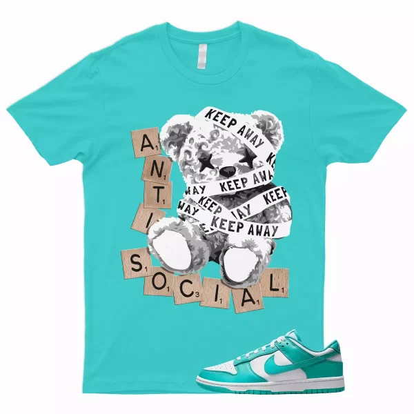 ANTI T Shirt to Match Dunk Low Clear Jade Air Max 1 SC Force Cosmic Unity Aqua Jezsport.com