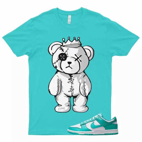 CROWN T Shirt to Match Dunk Low Clear Jade Air Max 1 SC Force Cosmic Unity Aqua Jezsport.com