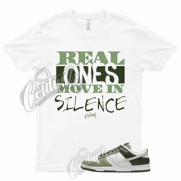 R1 T Shirt to Match Dunk Low White Oil Green Cargo Khaki Light Bone Olive 1 Jezsport.com