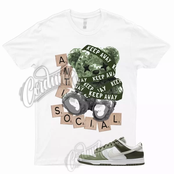 ANTI T Shirt to Match Dunk Low White Oil Green Cargo Khaki Light Bone Olive 1 Jezsport.com