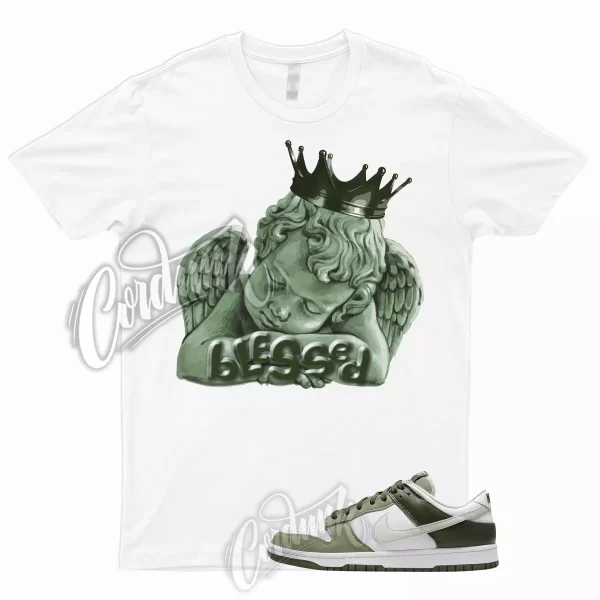 CB T Shirt to Match Dunk Low White Oil Green Cargo Khaki Light Bone Olive 1 Jezsport.com