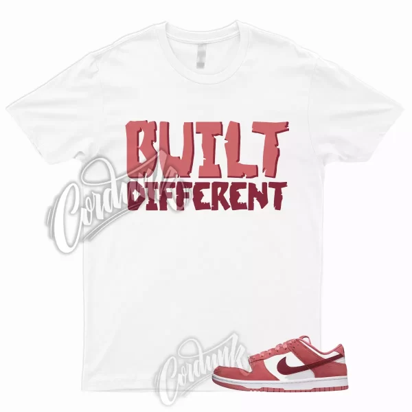 BUILT T Shirt for Dunk Valentines Day Low WMNS Team Red Adobe Air Dragon Force 1 Jezsport.com