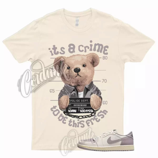 CRIME T Shirt to Match 1 Low OG Atmosphere Grey Sail Black Muslin 3 Jezsport.com