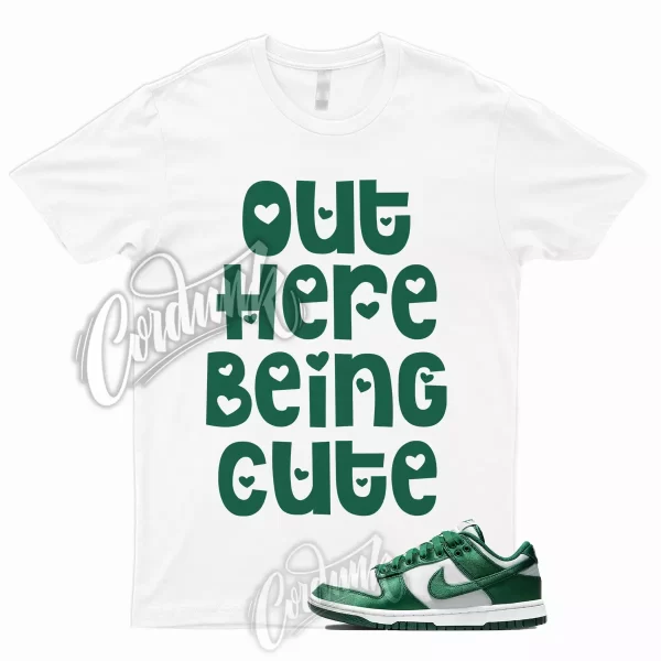 CUTE T Shirt to Match Dunk Low Satin Team Green Michigan Spartan Noble State 1 Jezsport.com