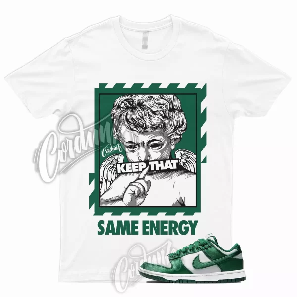 ENERGY T Shirt to Match Dunk Low Satin Team Green Michigan Spartan Noble State 1 Jezsport.com