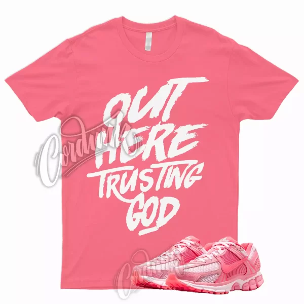 TG T Shirt for Zoom Vomero 5 Hot Punch Pink Foam Coral Chalk WMNS Triple 1 Jezsport.com