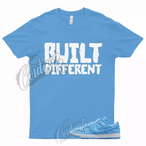 BUILT T Shirt to Match Dunk Low Premium Topography University Blue Mid High 1 Jezsport.com