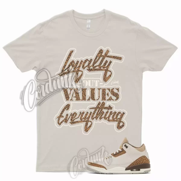 LYLTY T Shirt to Match 3 Palomino Orewood Brown Light Tan Elephant Print Gold 1 Jezsport.com