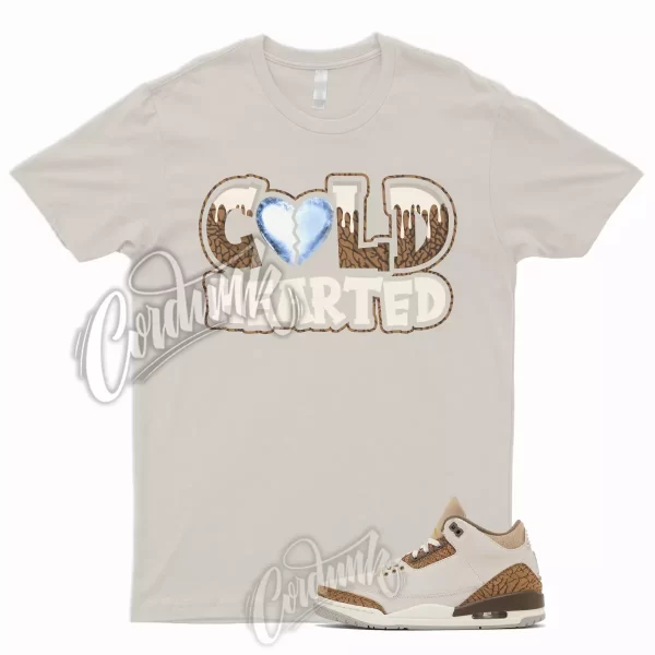 COLD T Shirt to Match 3 Palomino Orewood Brown Light Tan Elephant Print Gold 1 Jezsport.com