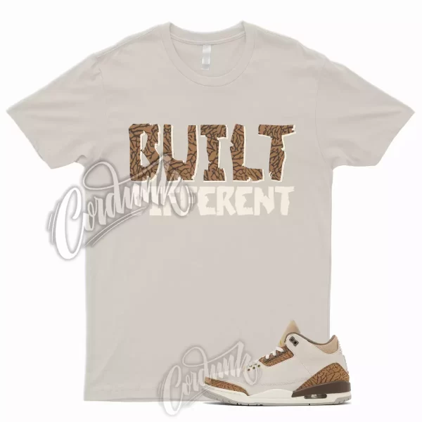 BUILT T Shirt to Match 3 Palomino Orewood Brown Light Tan Elephant Print Gold 1 Jezsport.com