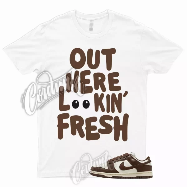 FRESH Shirt to Match Dunk Low Cacao Wow Sail Coconut Milk Cream Palomino 1 Mid Jezsport.com