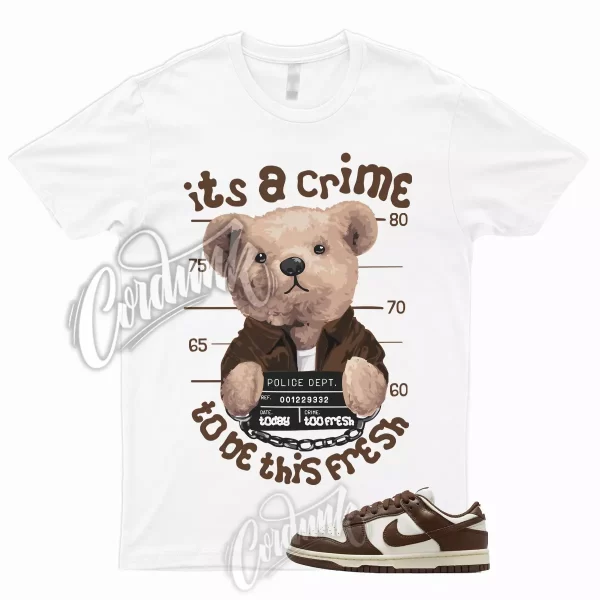 CRIME T Shirt to Match Dunk Low Cacao Wow Sail Coconut Milk Cream Palomino 1 Mid Jezsport.com