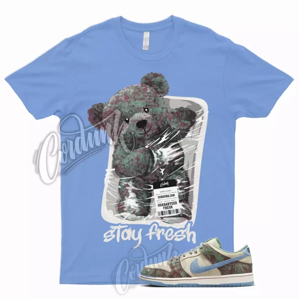 STAY T Shirt to Match SB Dunk Low Sail Light Blue Cedar UNC Cream Brown Green 1 Jezsport.com