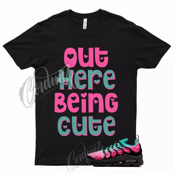 CUTE T Shirt for Air VaporMax Plus Pink Blast Black Clear Jade South Beach 1 Jezsport.com