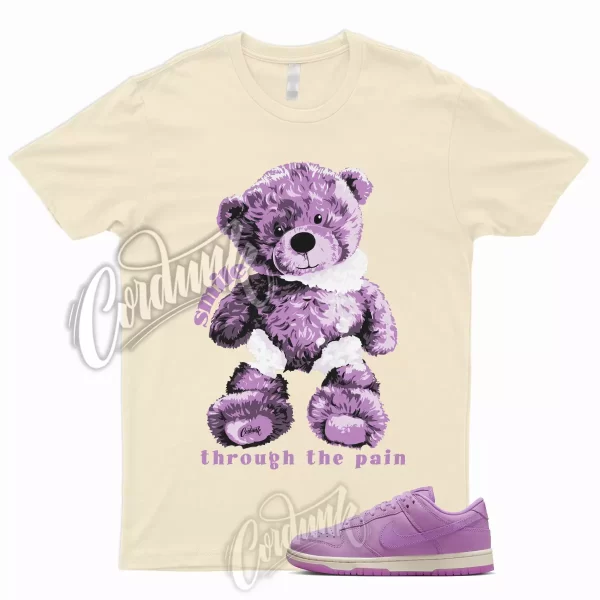 SMILE T Shirt to Match Dunk Low Rush Fuchsia Pink Premium Pale Ivory MF WMNS 1 Jezsport.com