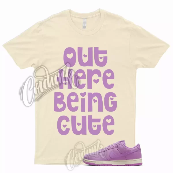 CUTE T Shirt to Match Dunk Low Rush Fuchsia Pink Premium Pale Ivory MF WMNS 1 Jezsport.com