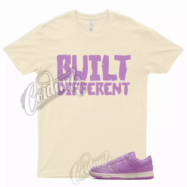 BUILT T Shirt to Match Dunk Low Rush Fuchsia Pink Premium Pale Ivory MF WMNS 1 Jezsport.com