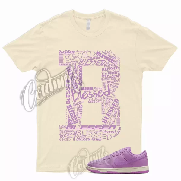 BLESSED T Shirt to Match Dunk Low Rush Fuchsia Pink Premium Pale Ivory MF WMNS 1 Jezsport.com