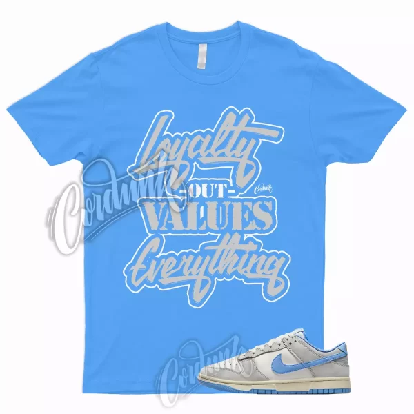 LYLTY T Shirt for Dunk Low Athletic Department University Blue Sail Smoke Grey Jezsport.com