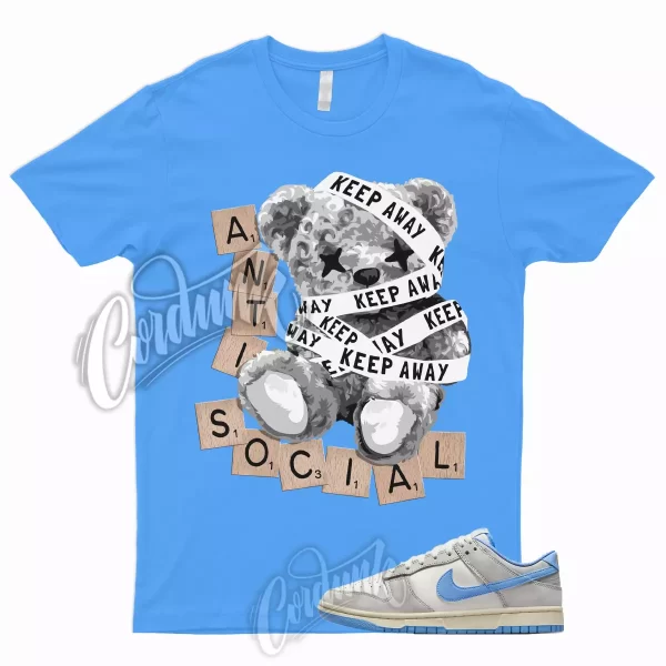 ANTI T Shirt for Dunk Low Athletic Department University Blue Sail Smoke Grey Jezsport.com