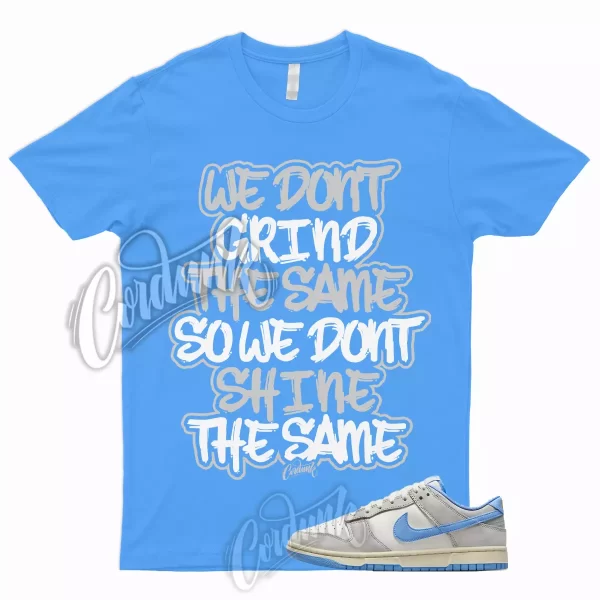 GRIND T Shirt for Dunk Low Athletic Department University Blue Sail Smoke Grey Jezsport.com