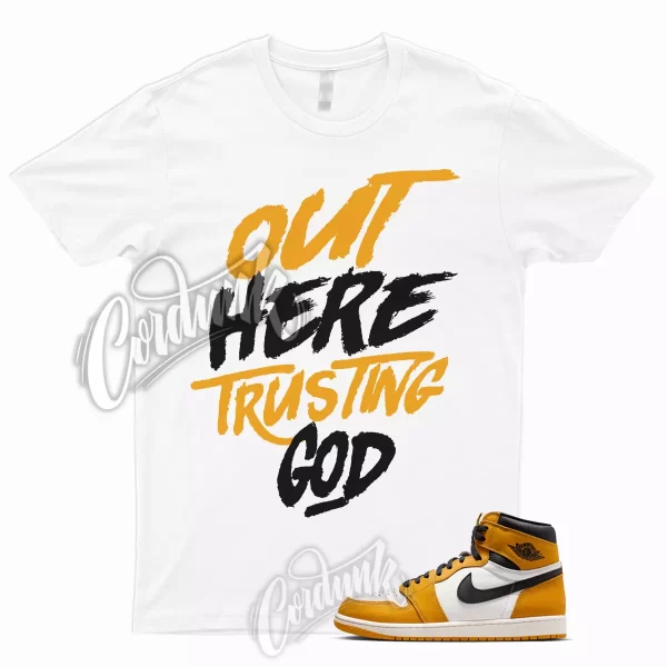 TG T Shirt for 1 Yellow Ochre Retro High 6 Desert Mid Low Dunk OG Pollen Match Jezsport.com