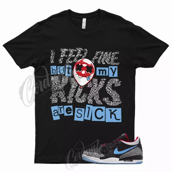 SICK Shirt for Legacy 312 Low Chicago Flag Valor Blue University Red UNC 1 Dunk Jezsport.com