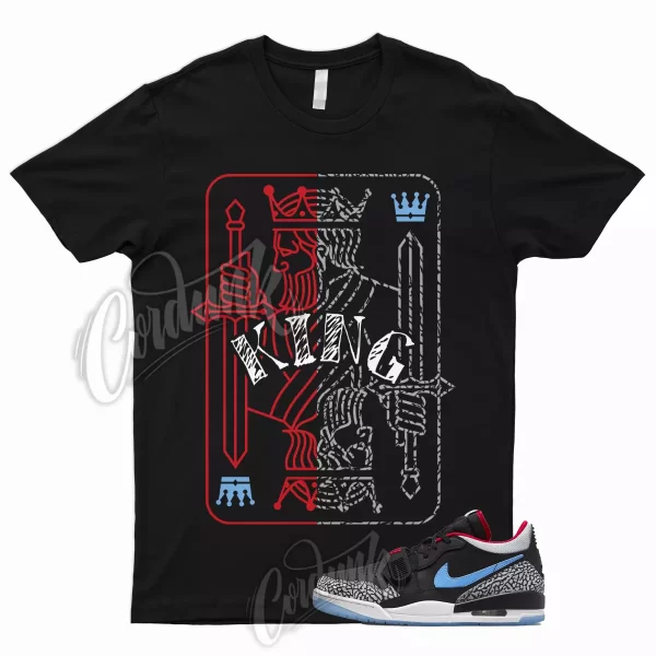 KING Shirt for Legacy 312 Low Chicago Flag Valor Blue University Red UNC 1 Dunk Jezsport.com