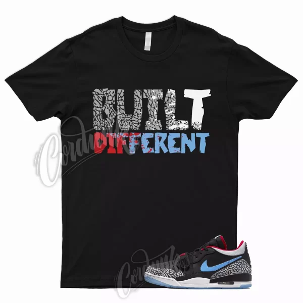 BUILT Shirt for Legacy 312 Low Chicago Flag Valor Blue University Red UNC 1 Dunk Jezsport.com