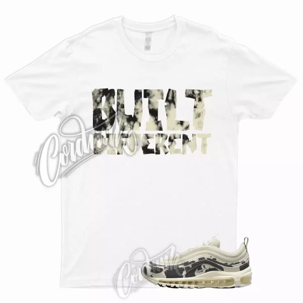 BUILT T Shirt to Match Air Max 97 Cow Print Sail Cream Black Chrome 90 Futura 1 Jezsport.com